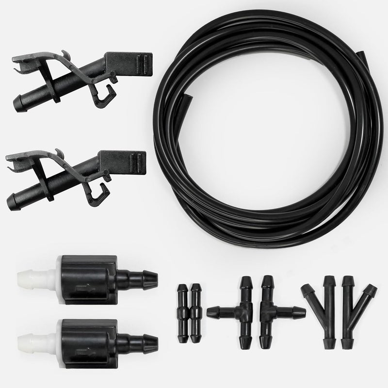 Click&Fit Windshield Washer Nozzles Repair Kit compatible with Toyota Highlander 07-24, RAV4 Corolla Camry 4Runner Prius Sequoia, Lexus RX350 ES350 ES300h GX460 – Replaces 8538112300, Extension Set - Image 3